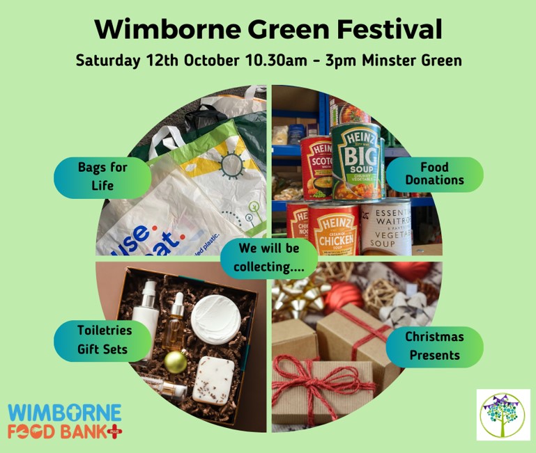 food bank green festival leafl