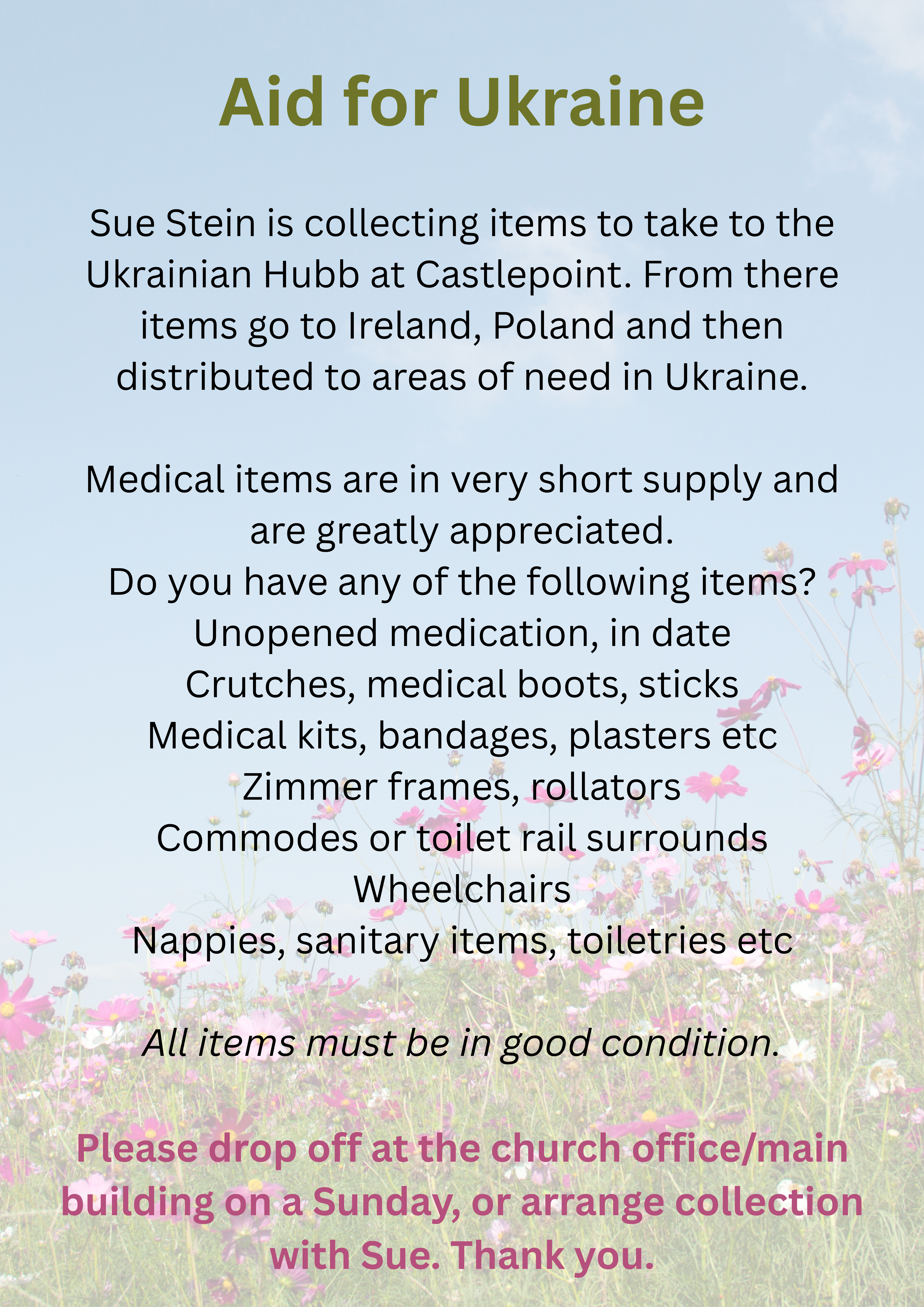 Aid for Ukraine