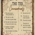 Bible Notes - The Ten Commandments